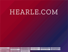 Tablet Screenshot of hearle.com