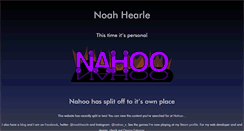Desktop Screenshot of noah.hearle.com