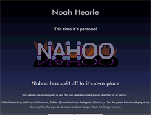 Tablet Screenshot of noah.hearle.com